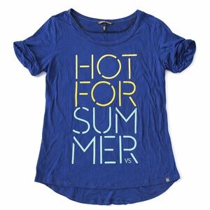 Victoria’s Secret “Hot for Summer” Graphic Tee – Supermodel Essentials